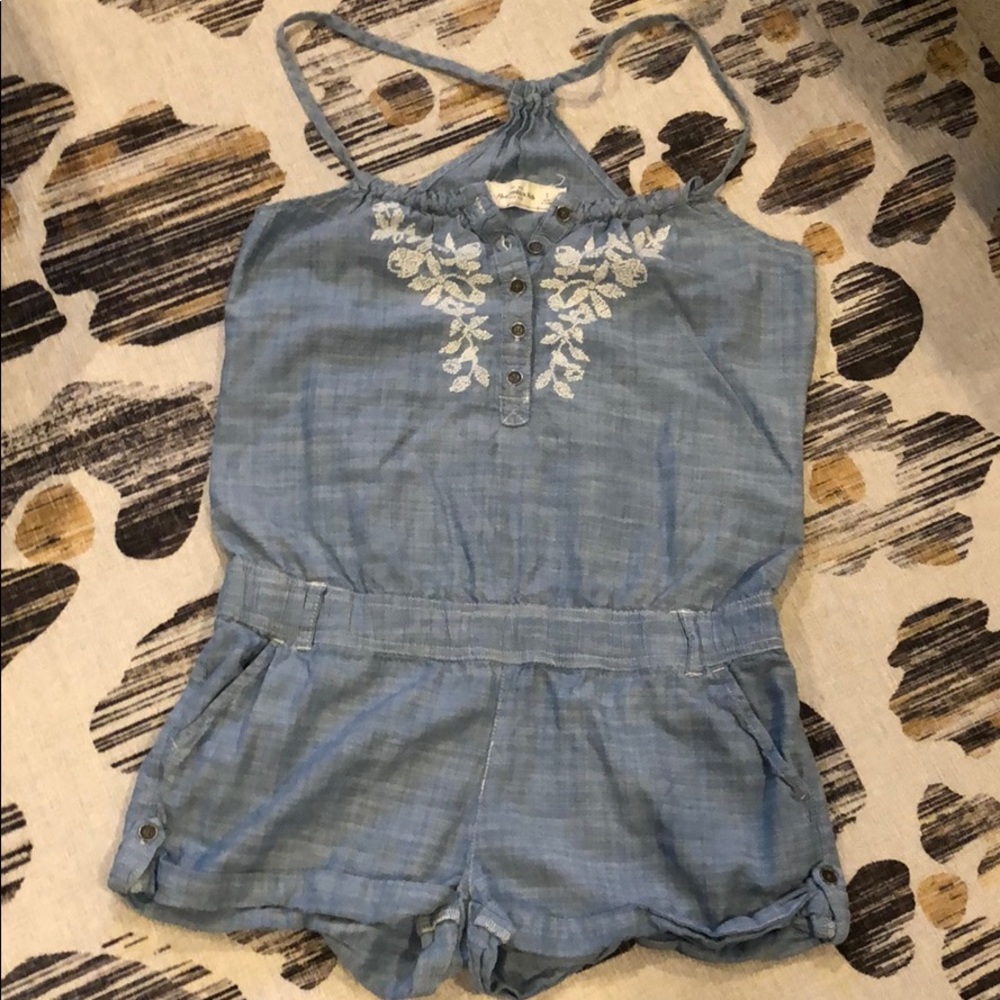 Abercrombie Chambray Romper